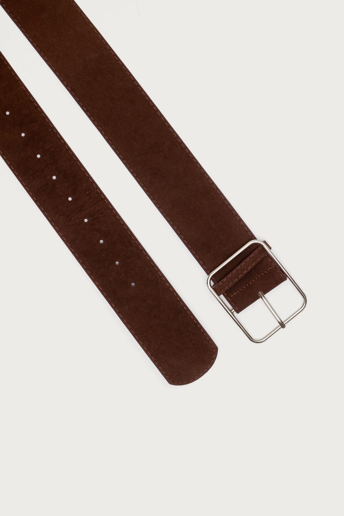 Chunky Faux Suede Belt - Image 3