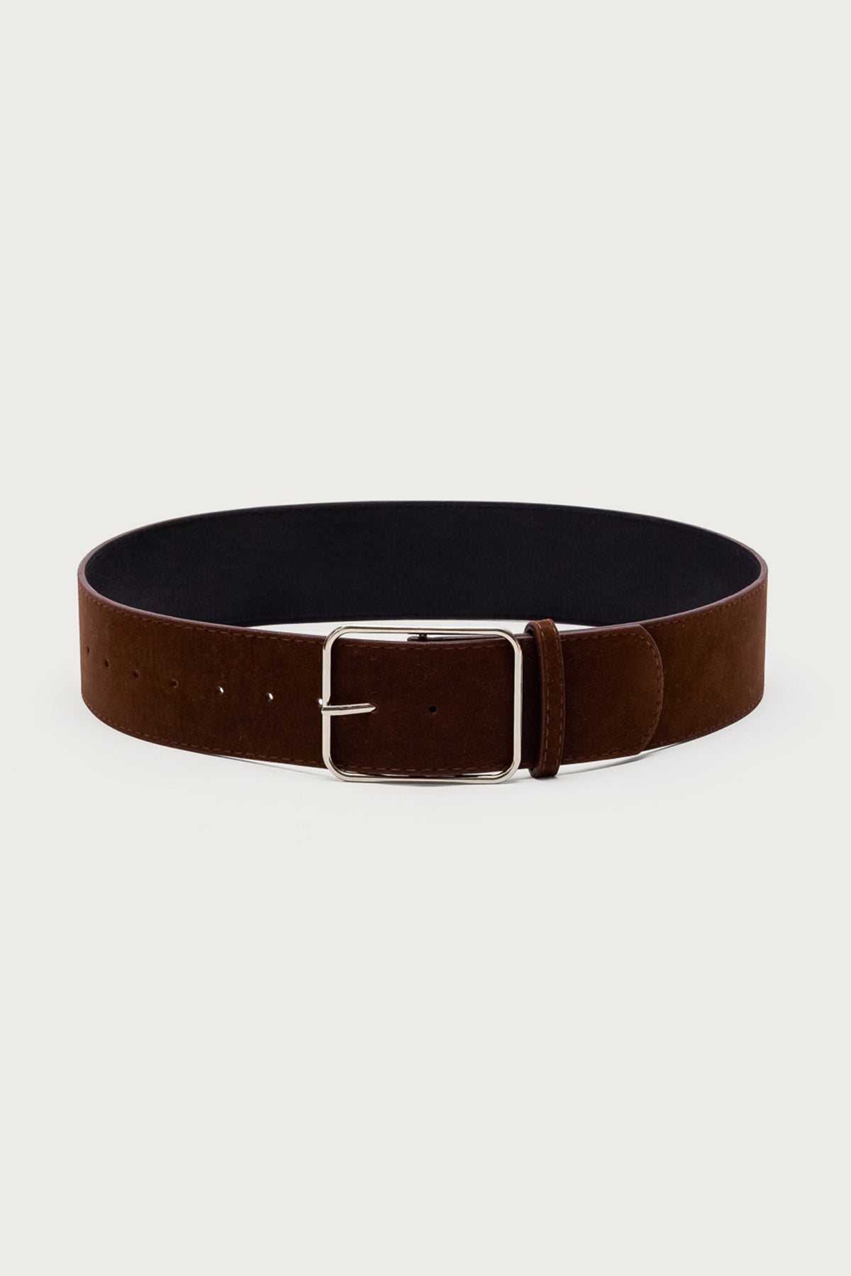 Chunky Faux Suede Belt - Image 2