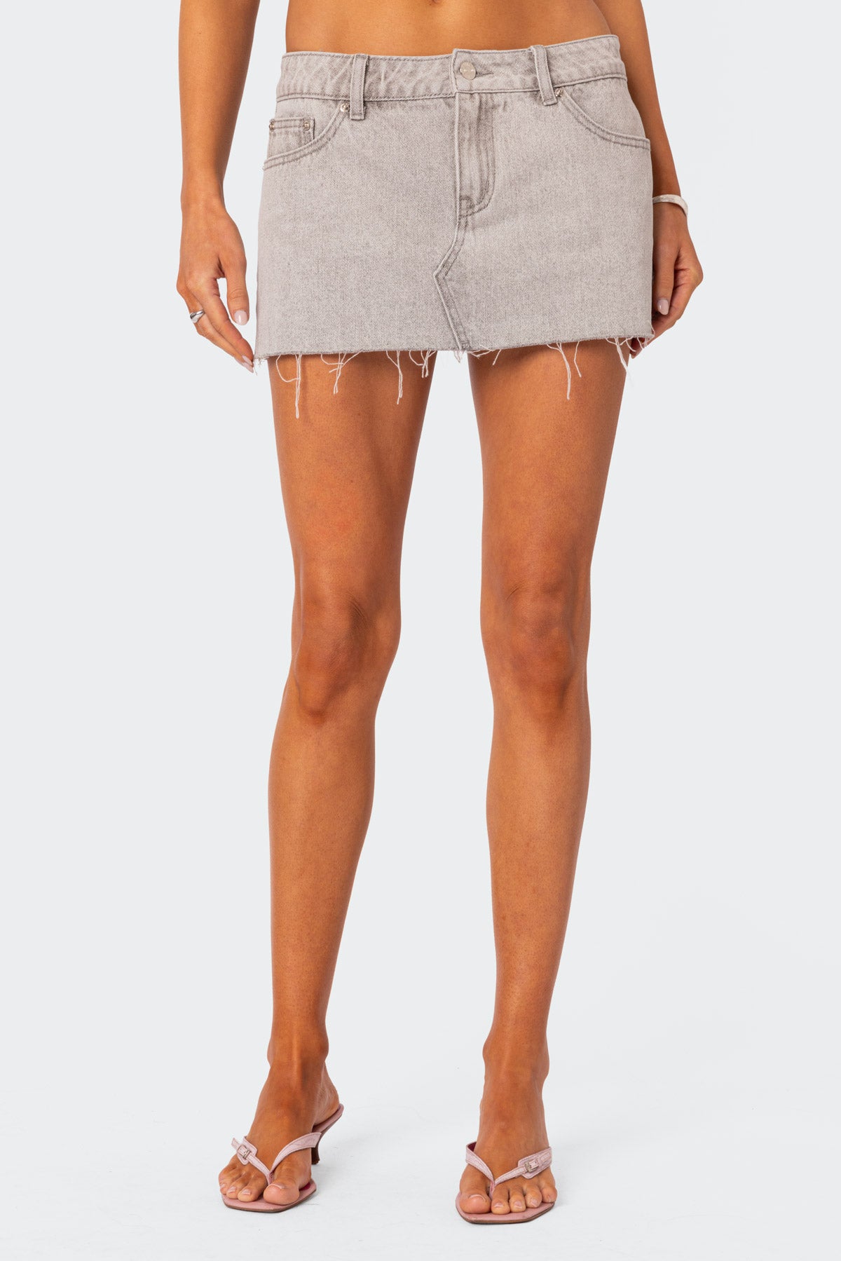 Micah Denim Mini Skirt - Image 2