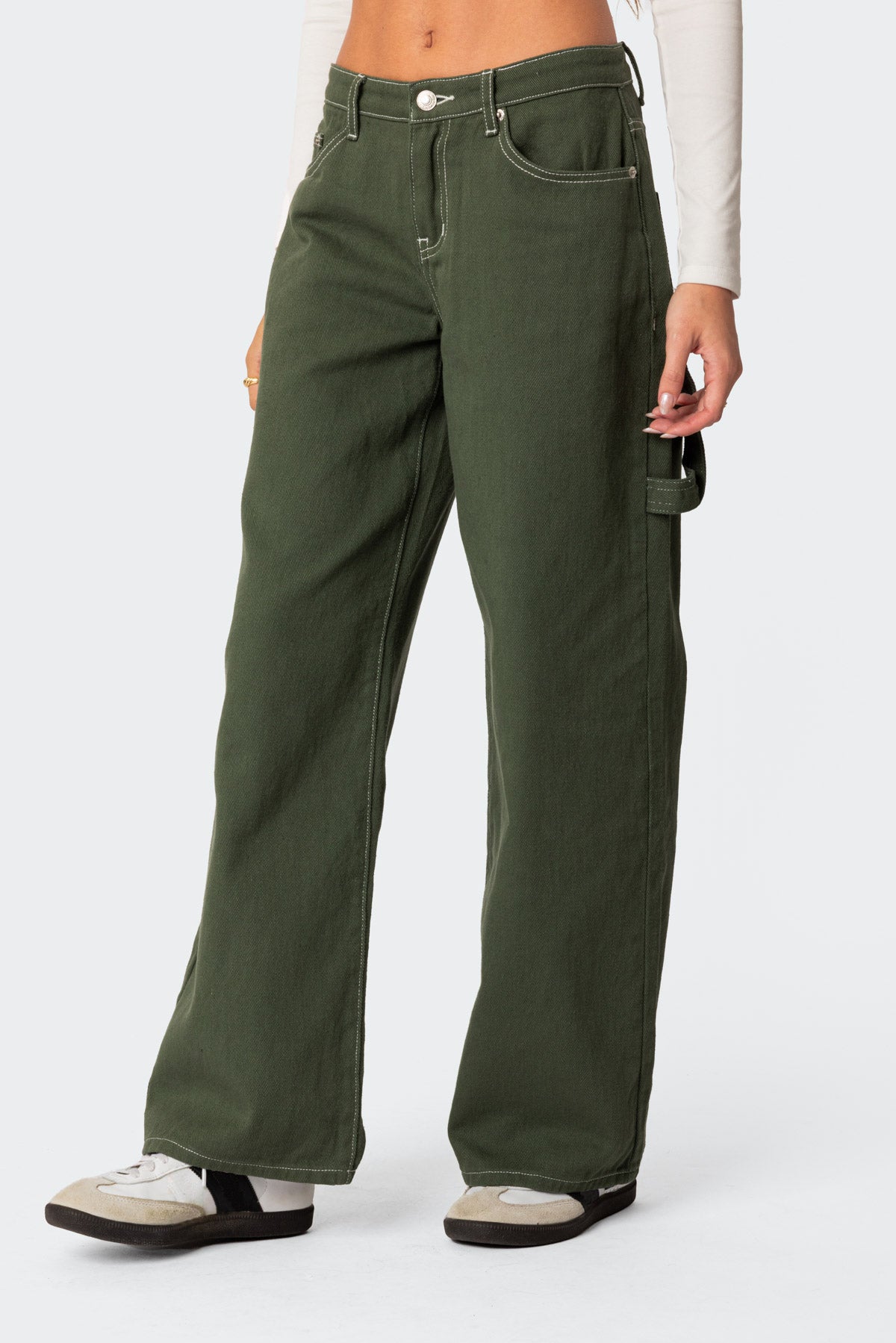 Brenda Low Rise Baggy Carpenter Jeans - Image 2