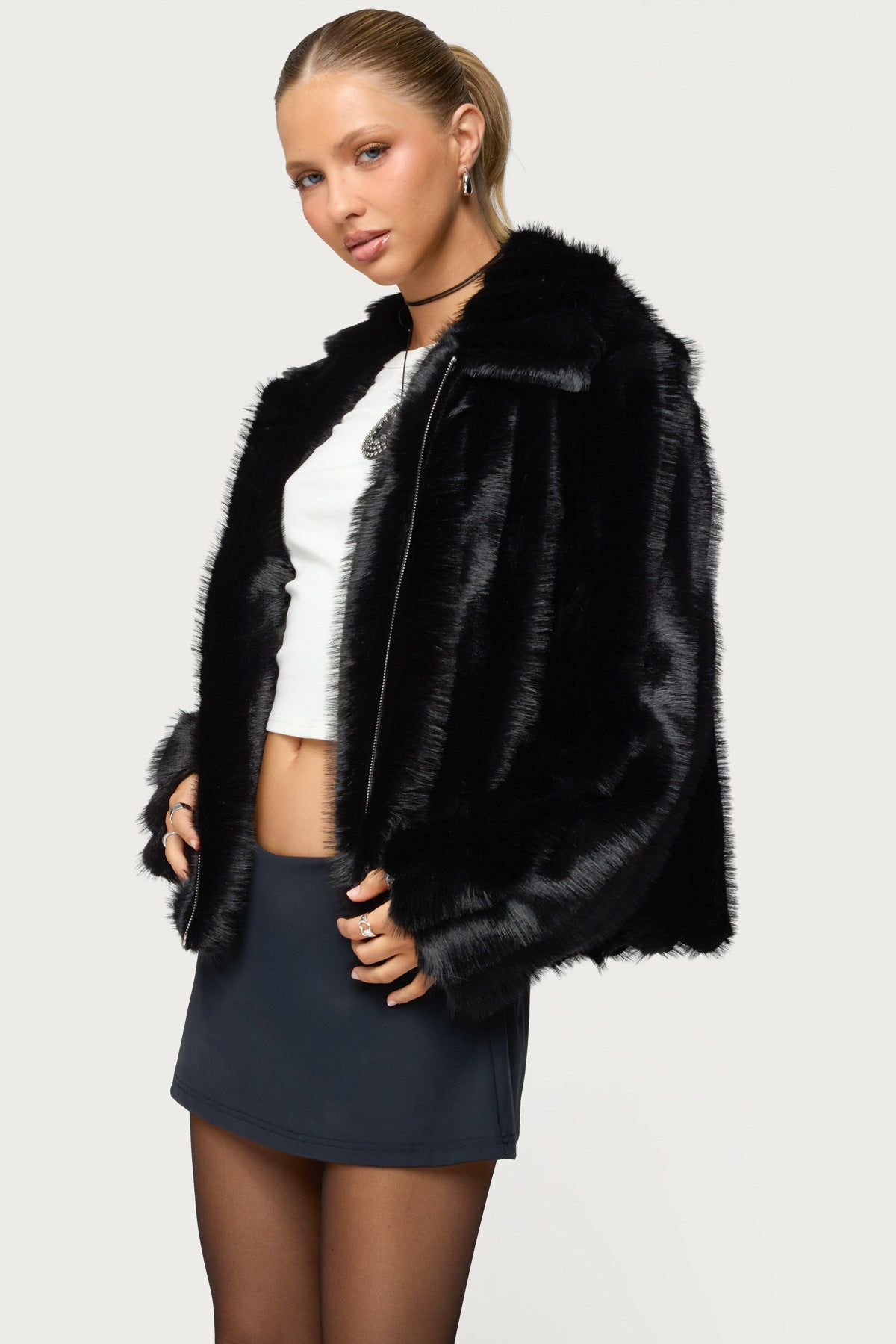 Tedi Faux Fur Jacket - Image 4