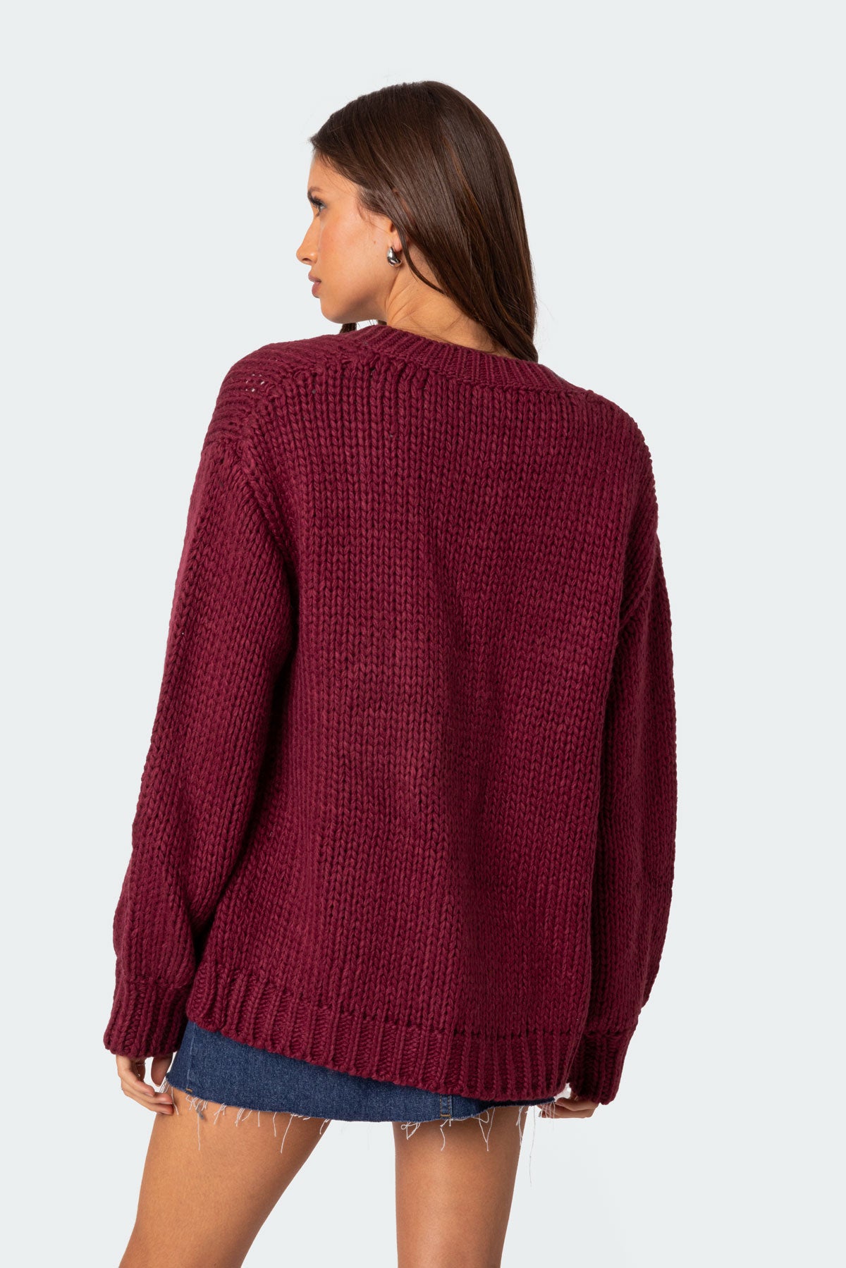 Anina Oversized Knit Cardigan - Image 5