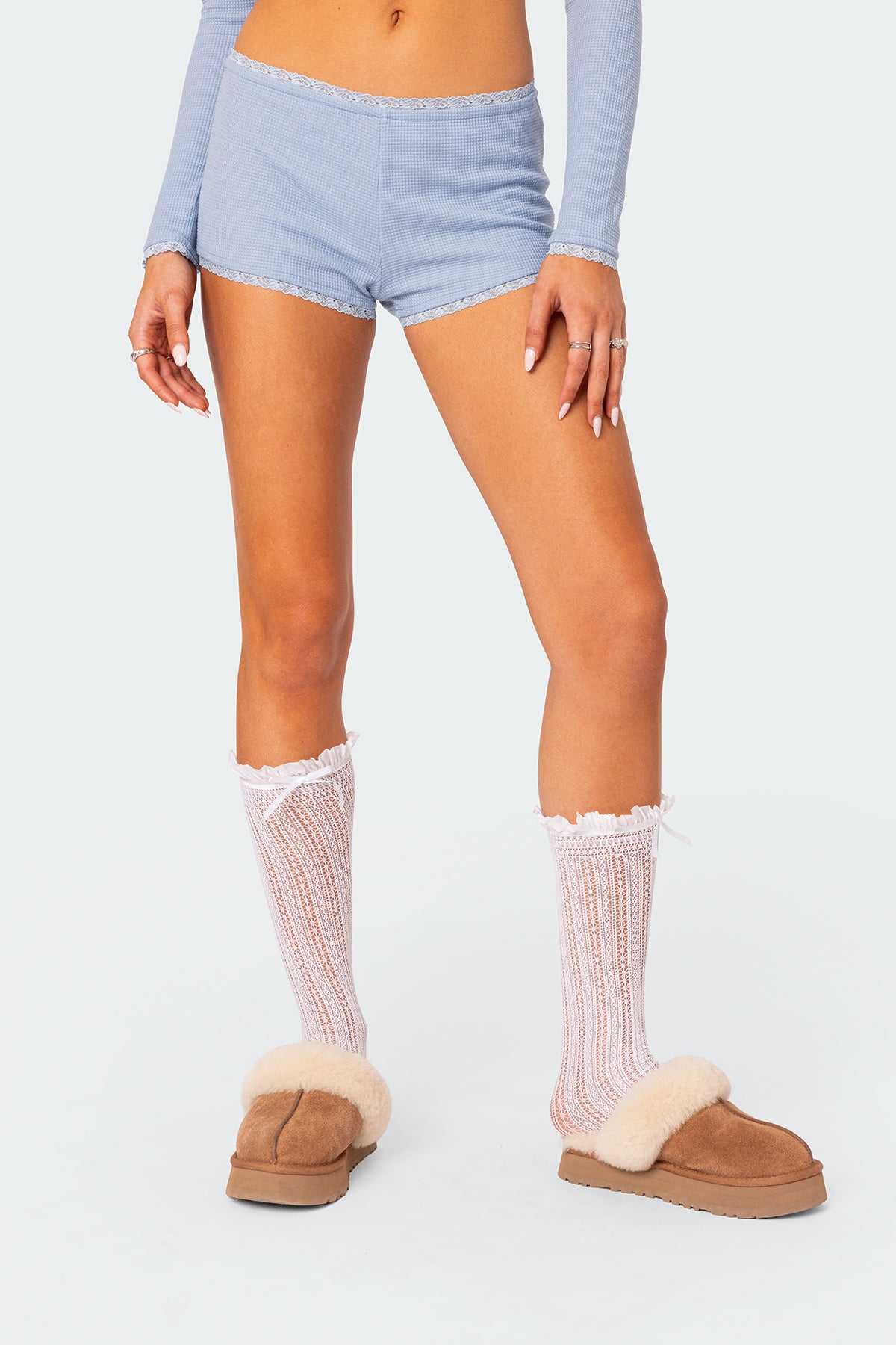 Grwm Waffle Micro Shorts - Image 2