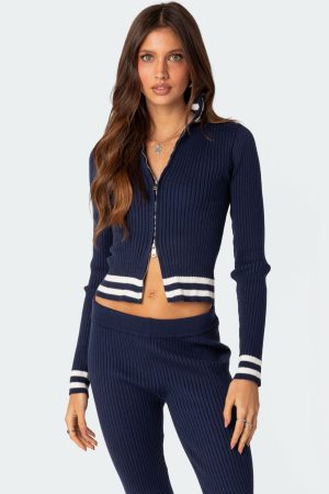 Pluto Ribbed Cardigan