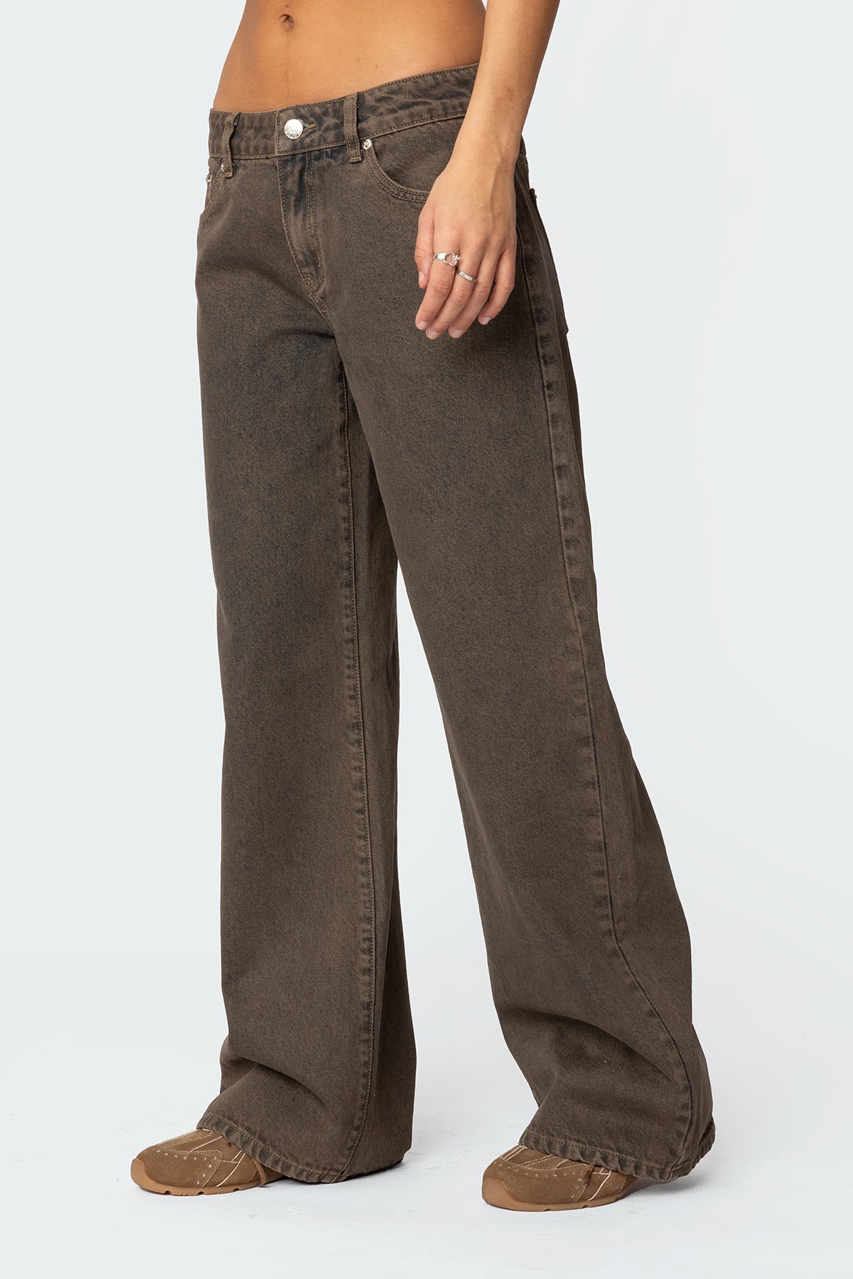 Zahra Mud Wash Low Rise Baggy Jeans - Image 4