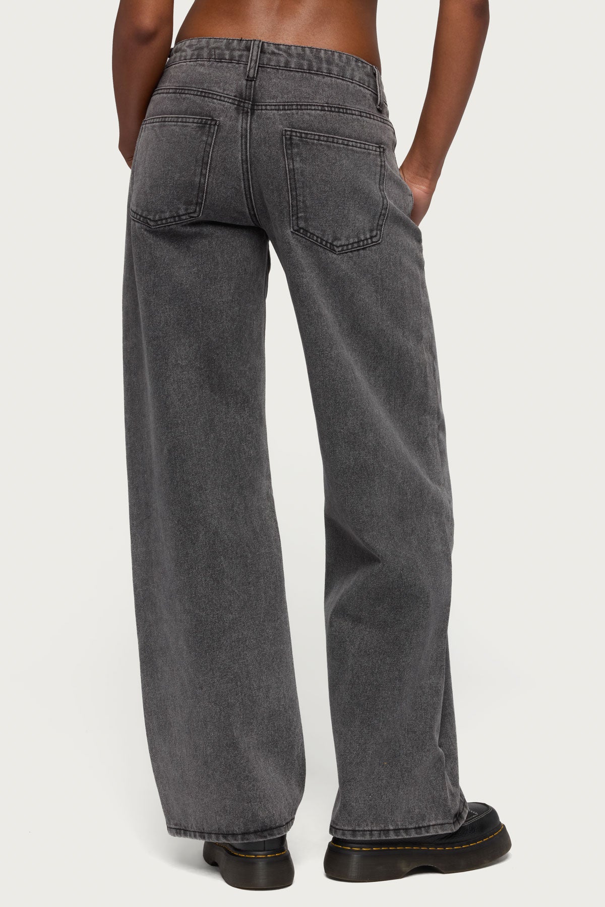 Tall Raelynn Washed Low Rise Baggy Jeans - Image 4