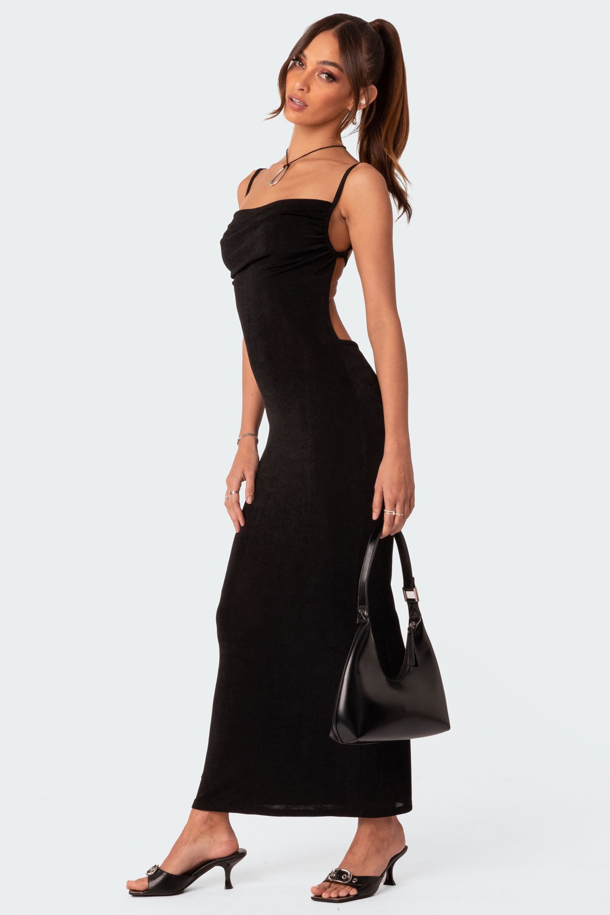 Clea Open Back Maxi Dress - Image 3