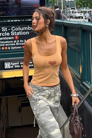 I Heart NY Rhinestone Tank Top