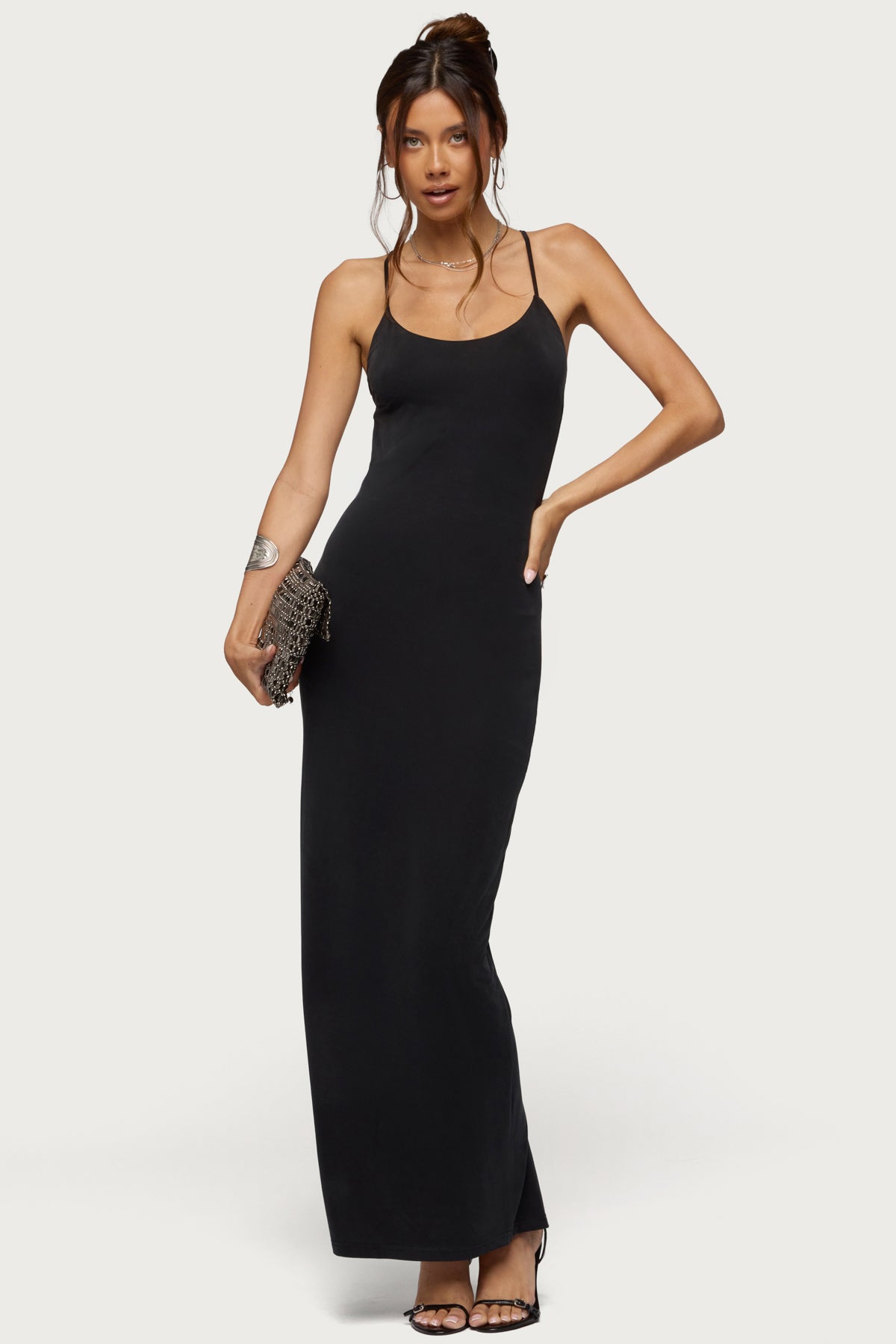 Zhuri Ring Backless Maxi Dress - Image 2