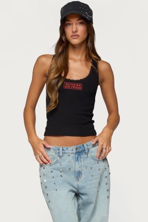 Rockstar Girlfriend Lacey Tank Top